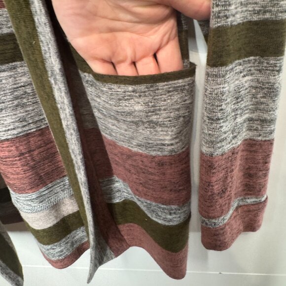NWOT Stitch Fix | Bobeau Jemmy Brushed Striped Cardigan - Picture 4 of 6